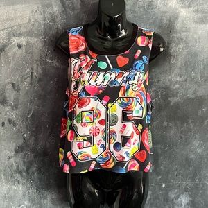 Colorful Candy Graphic T-shirt